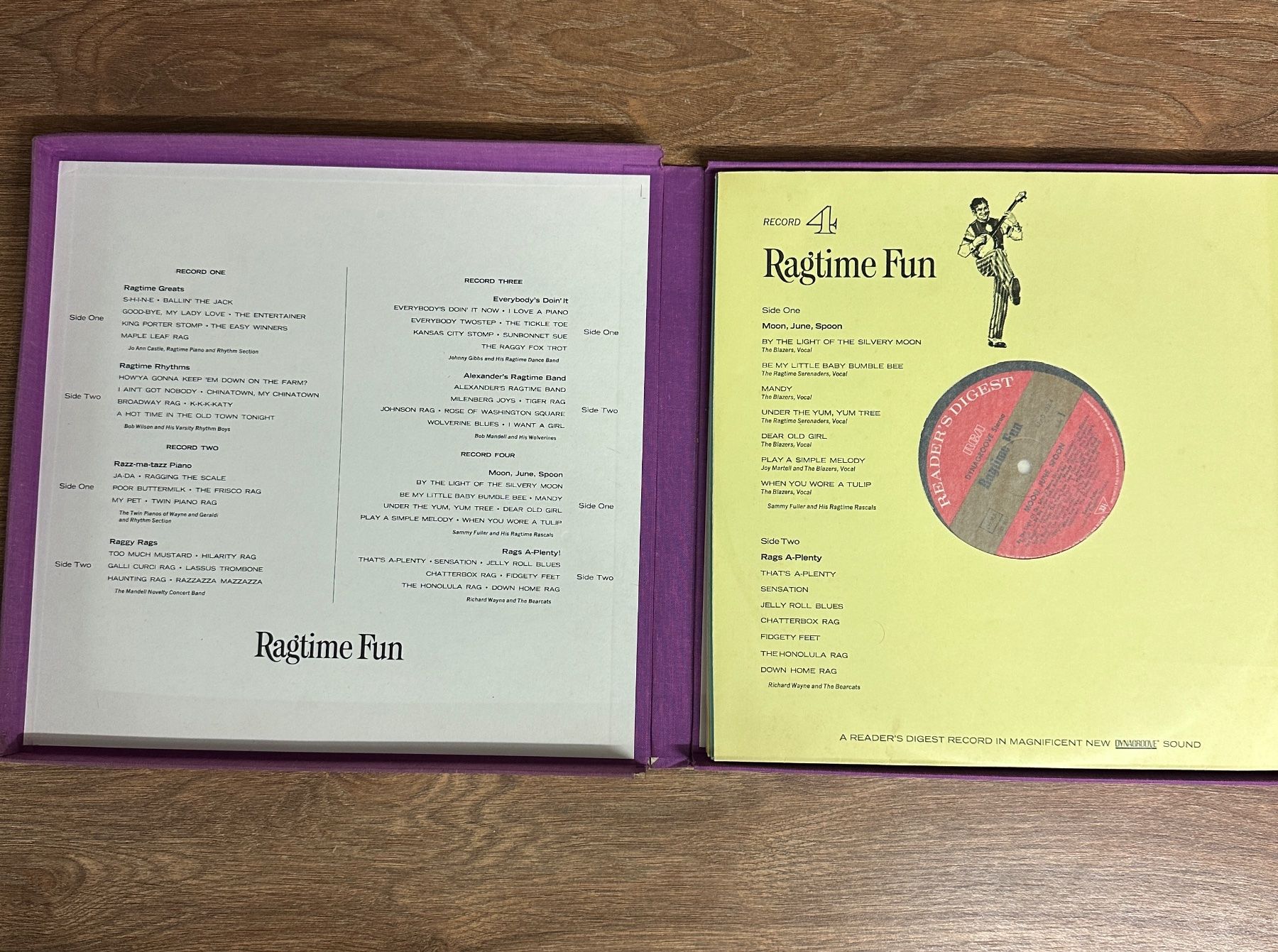 Dischi in vinile: Reader's Digest Schallplattenbox: Ragtime Fun – Usato da Nussbaumen AG venduto da olitech5415 1