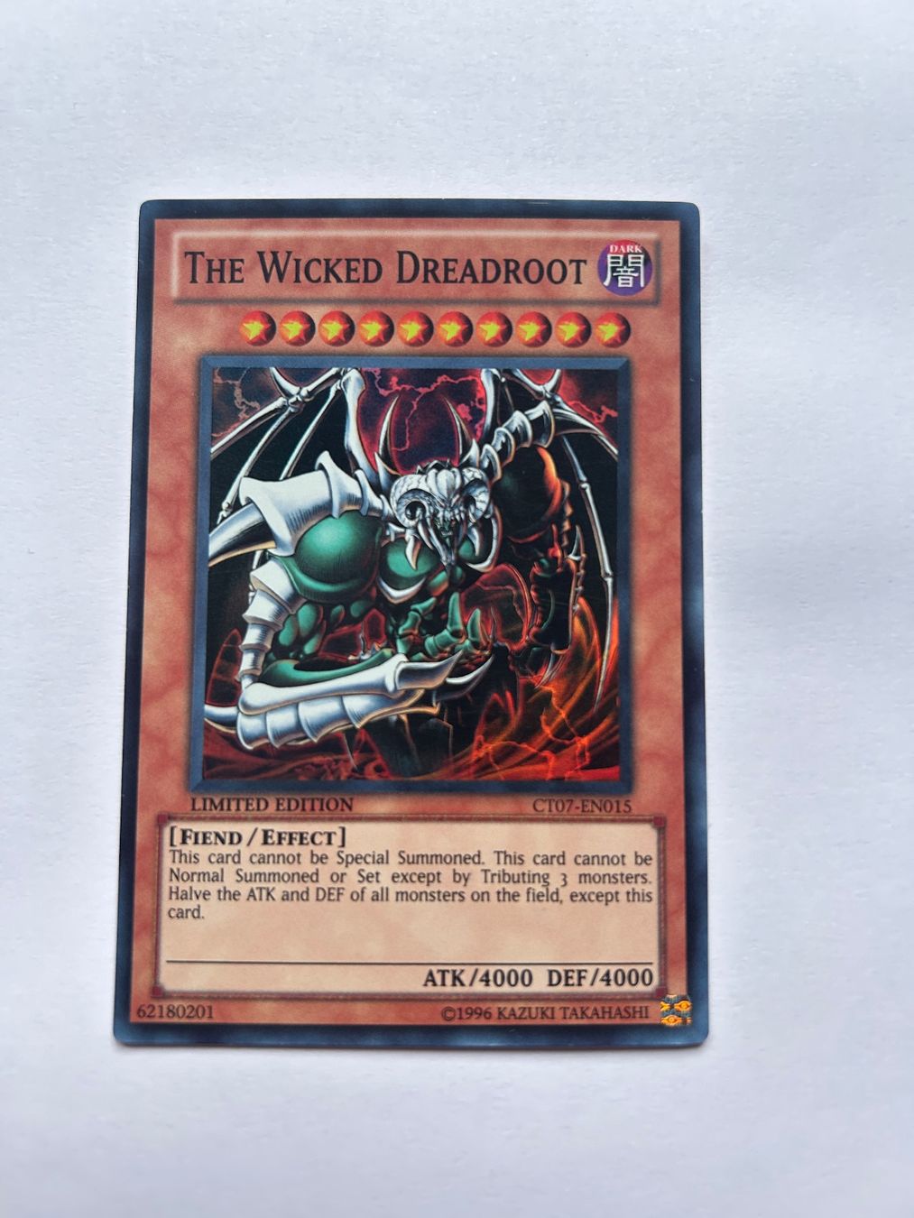 Yugioh Carte collezionabili: Yugioh The Wicked Dreadroot CT07 – Usato da Basel venduto da Smash050