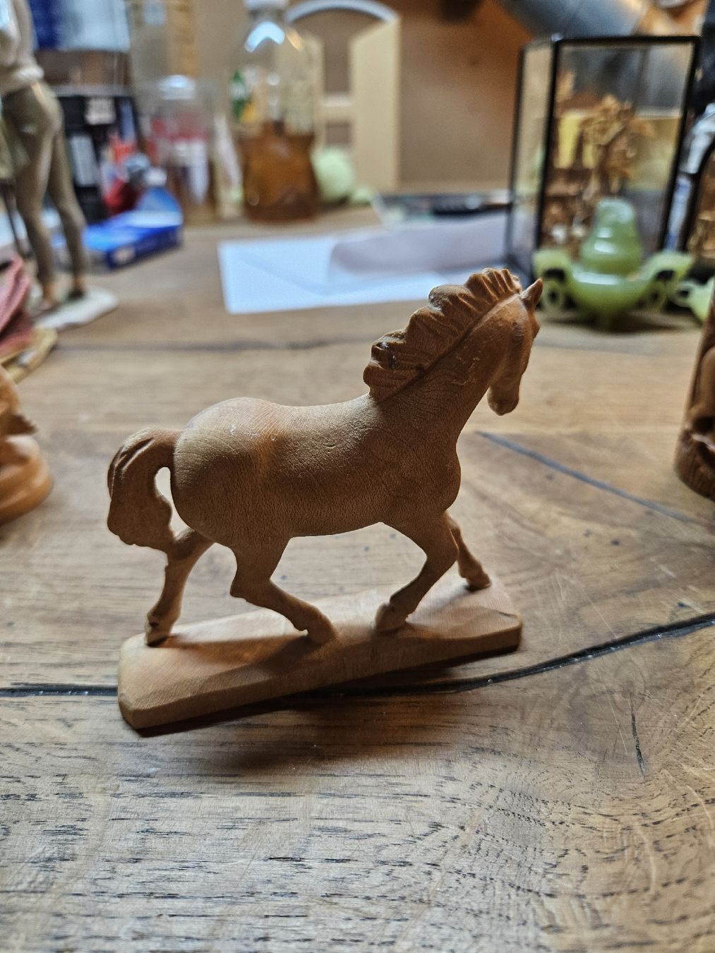Figuren: 3 Hand geschnitzte Holz figuren (i1) – Gebraucht aus Rorschach von TimelessTrading 4