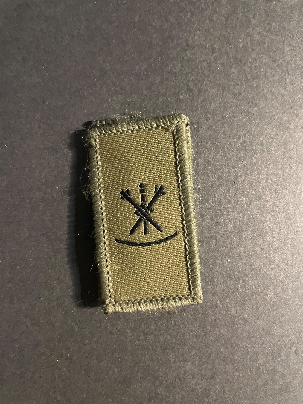 Schweizer Armee Uniformi: 2 Stück Truppengattungsabzeichen – Usato da Wila venduto da Lokelo