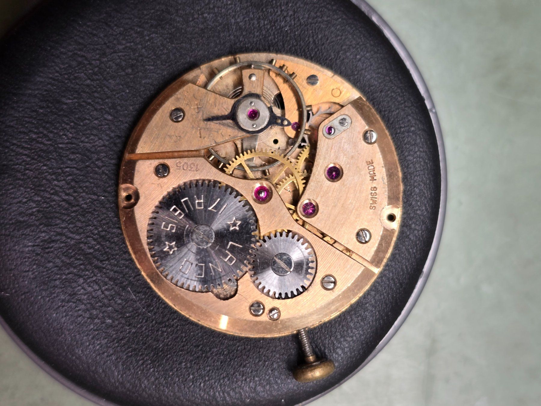 Lanco Orologi: Mouvement Lanco 1305 – Difettoso da Tramelan venduto da Nirdan 2