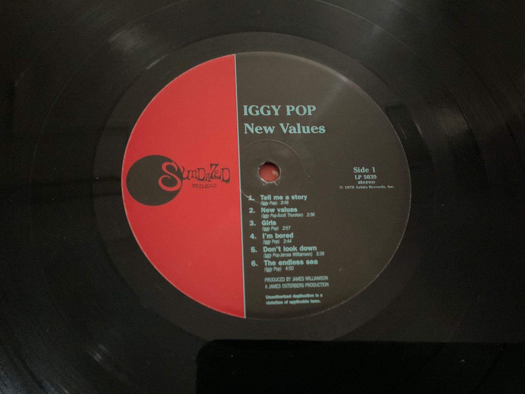 Schallplatten: Iggy Pop New values 180Gr LP – Gebraucht aus Delémont von vinylfreak01 3