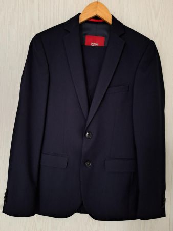 Anzug Finshley Harding Veston, Hose und Gilet dunkelblau