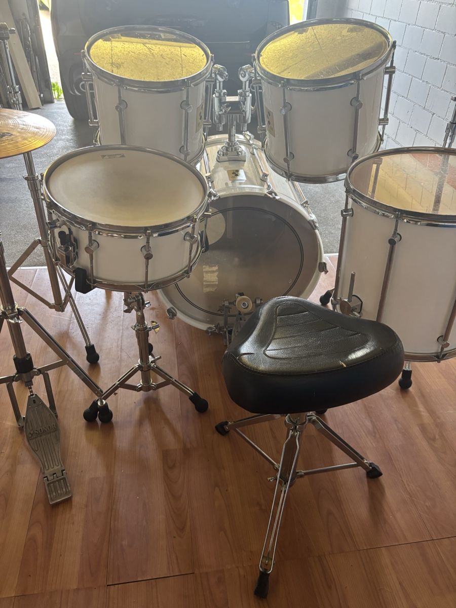 Sonor Strumenti musicali: Sonor Force 3000 Schlagzeug, weiss – Usato da Oetwil am See venduto da abm123 8