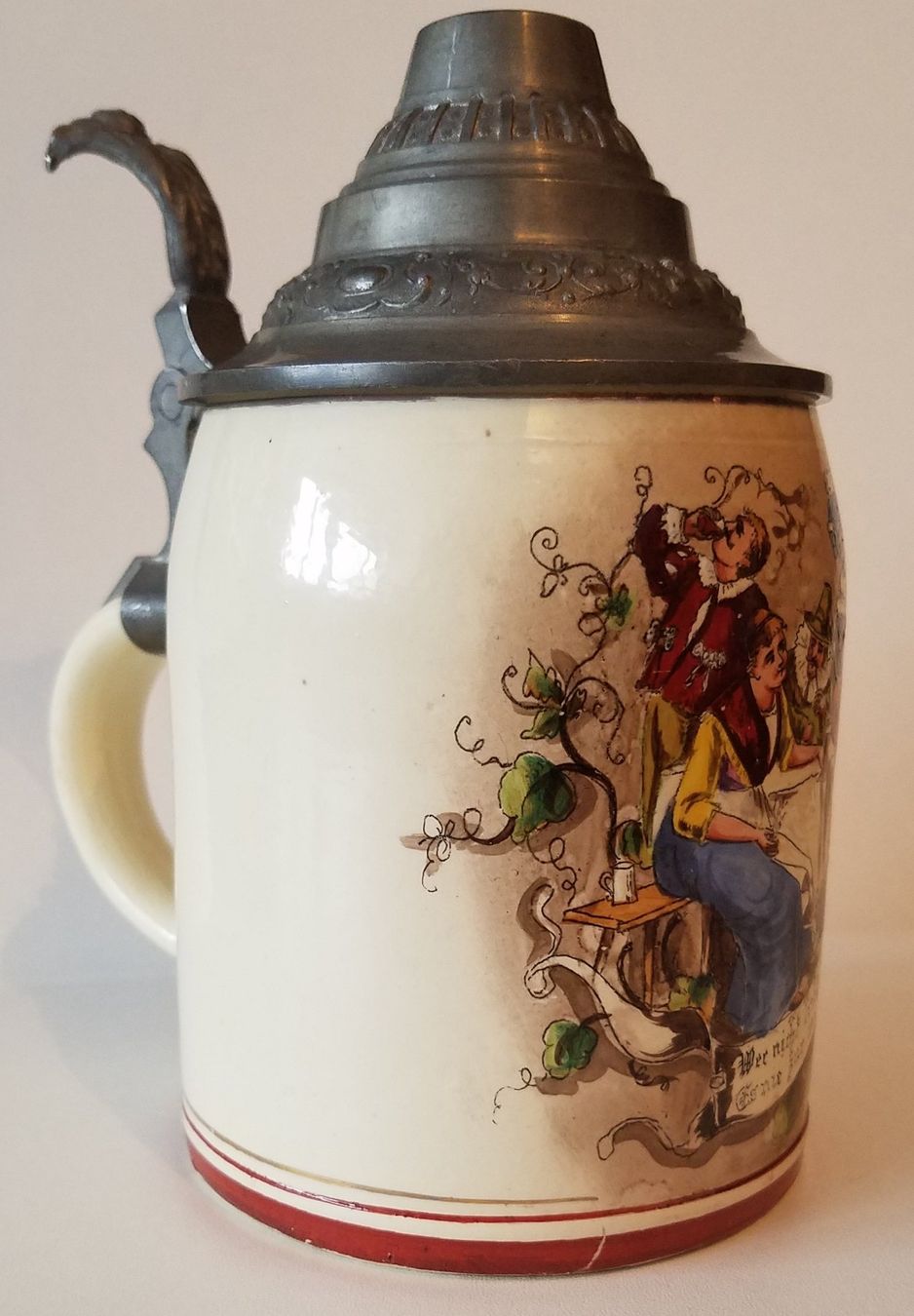 Bicchieri: Bierkrug alt mit Zinndeckel – Usato da Zürich venduto da El17an 1