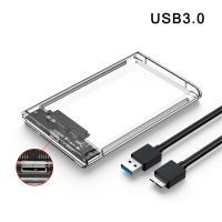 Festplattengehäuse 2,5 Zoll USB transparent, externe Platte