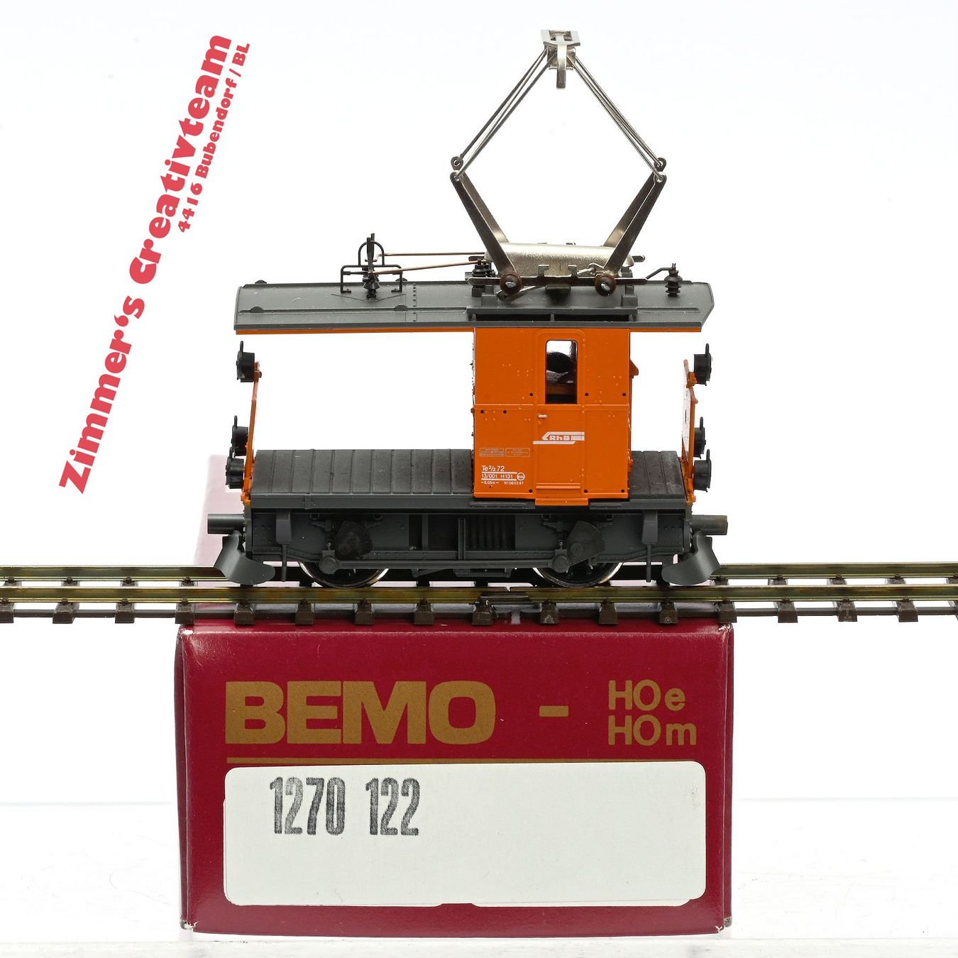 Bemo Modellini di ferrovie: BEMO RhB Traktor Te 2/2, 1270 122, OVP – Usato da Bubendorf venduto da zimmers_creativteam 1