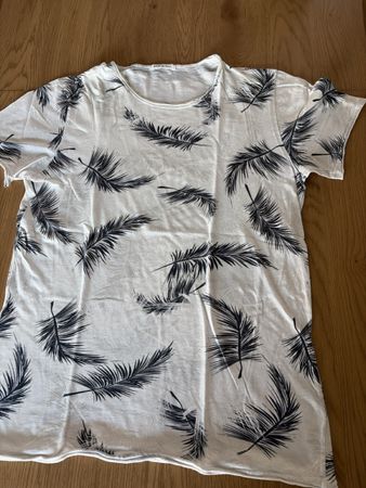 T-Shirt Federprint Grösse M