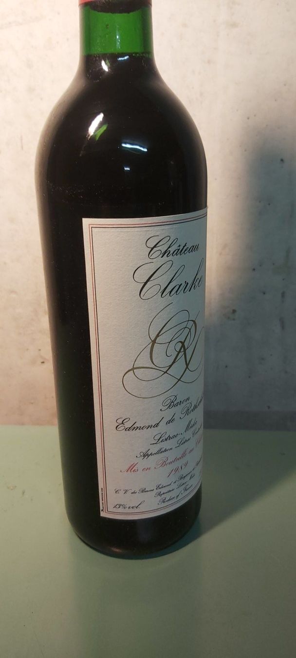 Wein: 1 Flasche Château Clarke 1989 – Neu (gemäss Beschreibung) aus Uffikon von Betterwo 1