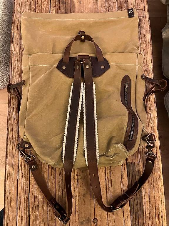 Zaini: bleu de chauffe "Woody" Rucksack – Usato da Uster venduto da Funseller 1