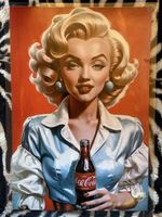 Pin up Coca Cola Werbung 
