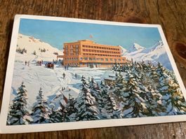 Alte Ansichtskarte Berghotel Prätschli Arosa, 1926 Rar!