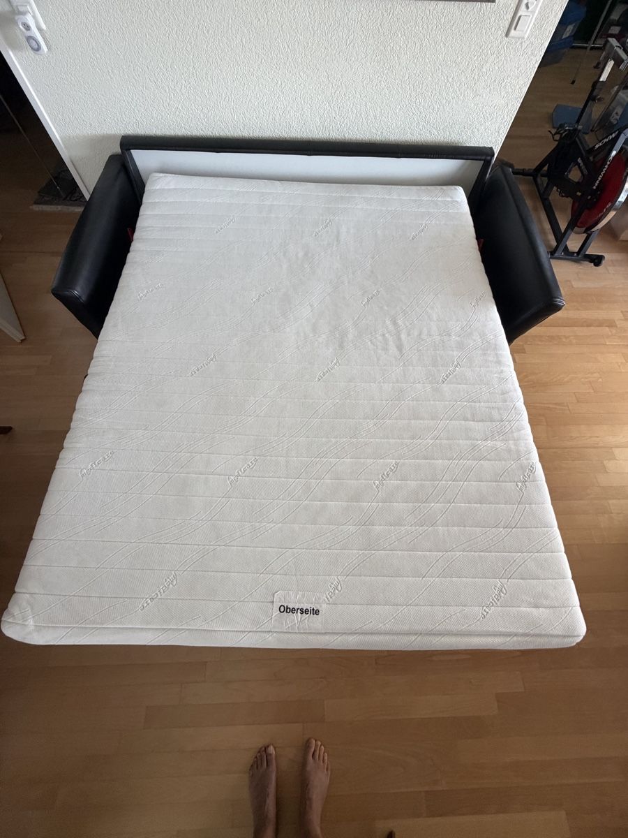 Sofas: Multifunktionales Schlafsofa mit Extra Sessel & Fussbett – Gebraucht aus Erlenbach ZH von pibooks 2