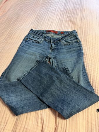 Damen Jeans QS CATIE W36 L30 Slim Low Straight guter Zustand
