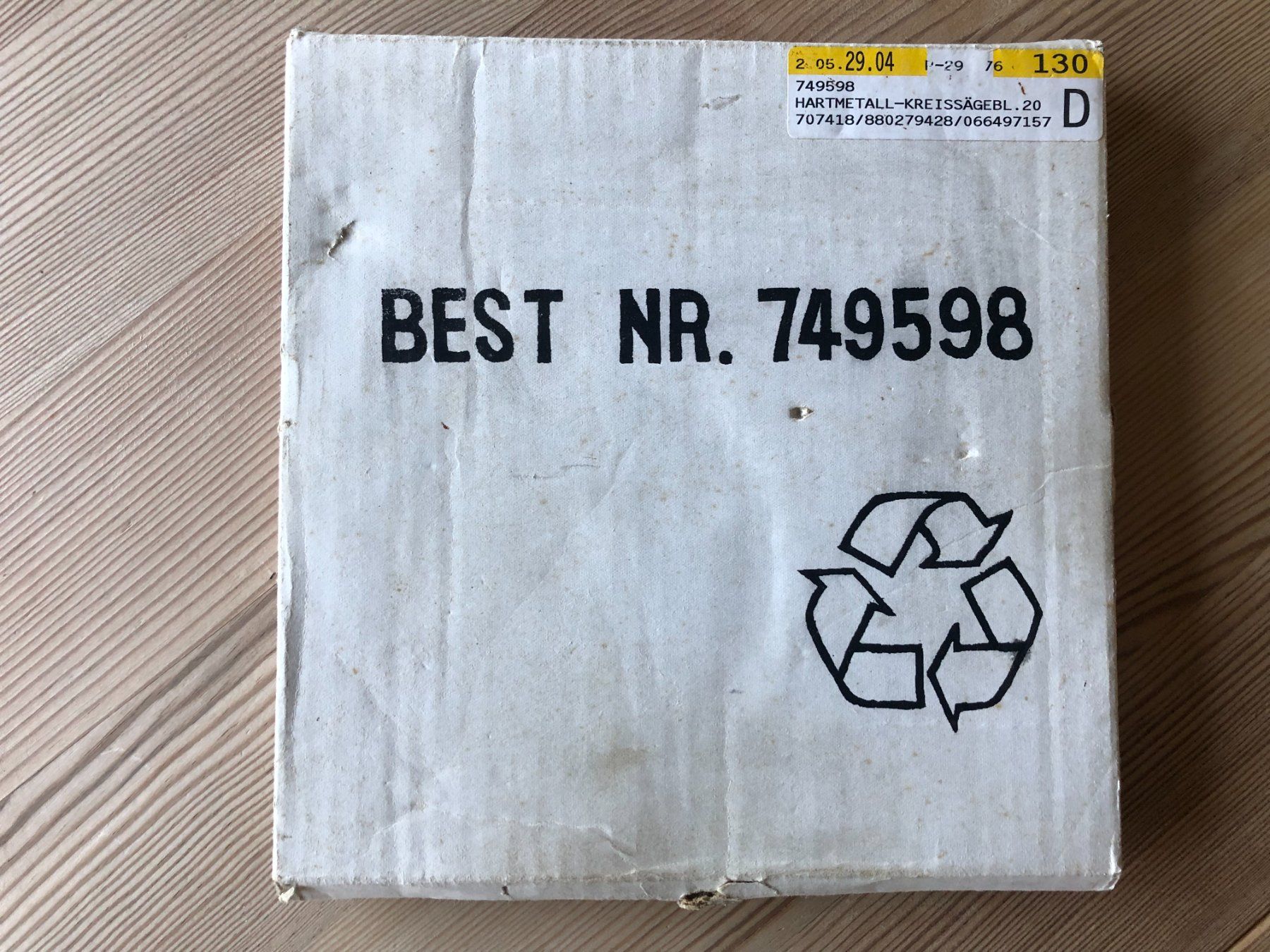 Sägen: HM Kreissägeblatt – Neu (gemäss Beschreibung) aus Lommiswil von canoga 2