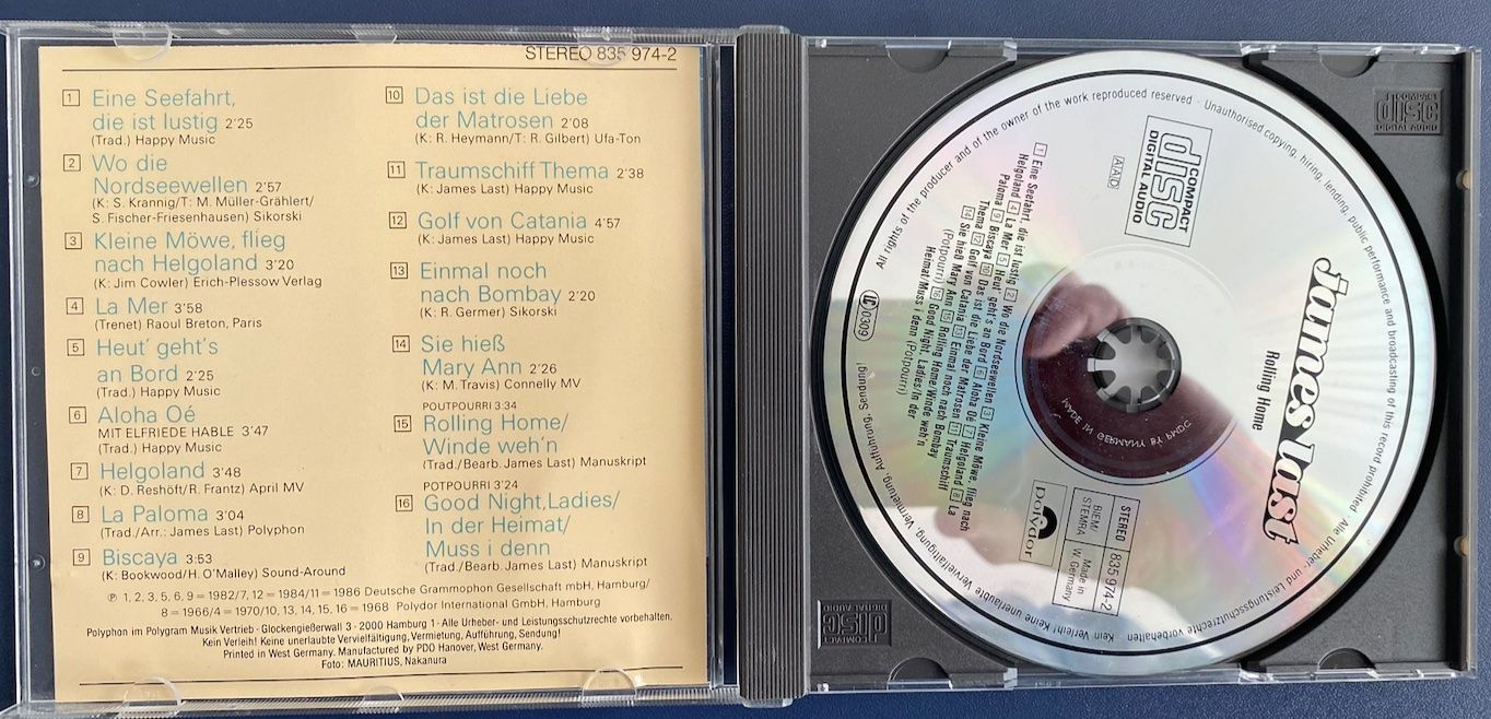 CDs: James Last - Rolling Home CD, Top , Hit-Klassiker – Gebraucht aus Rain von sempach2 2