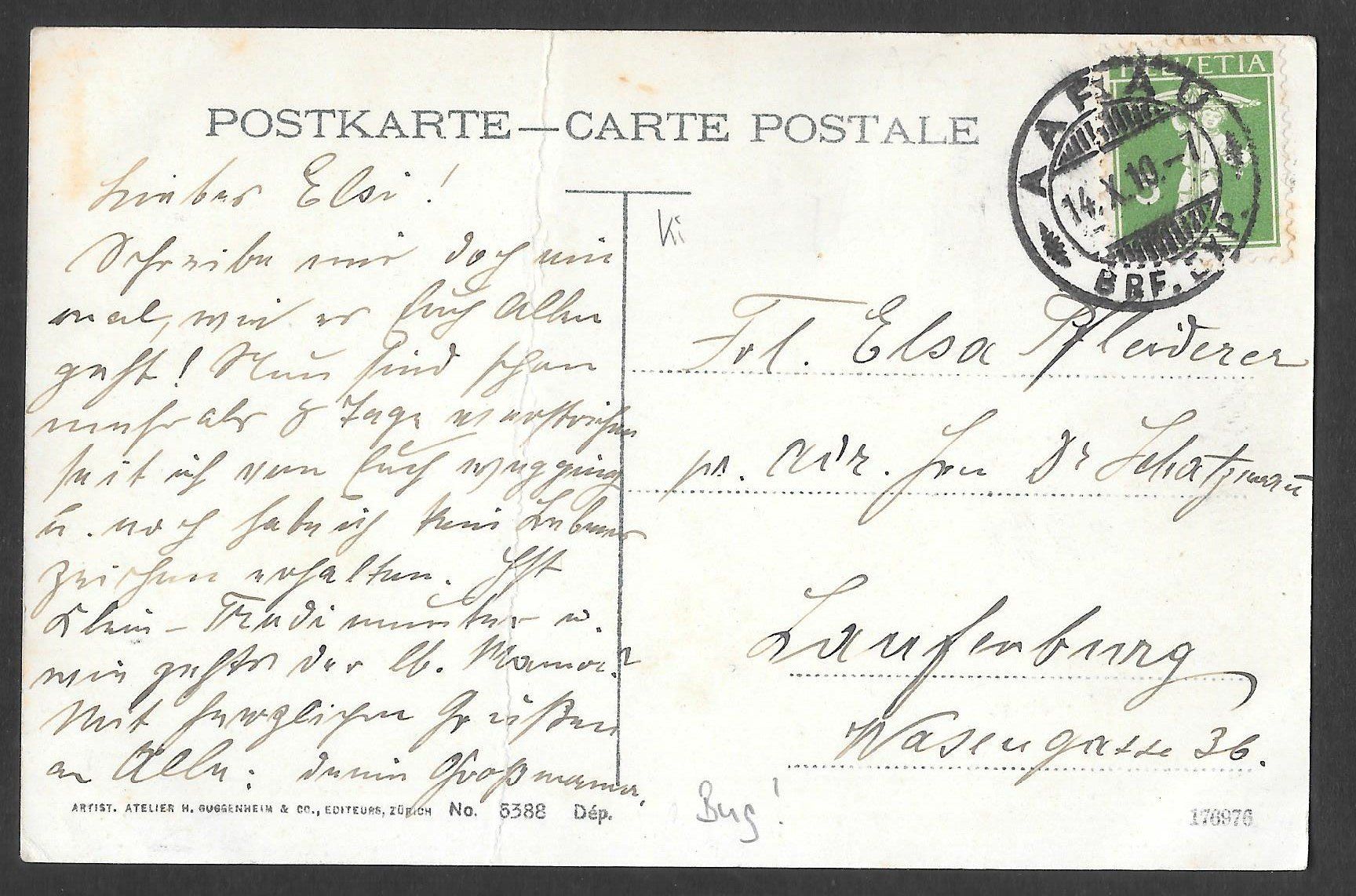 Cartoline postali: Aarau Casinostrasse coloriert – Usato da Olten venduto da clotaldi 1