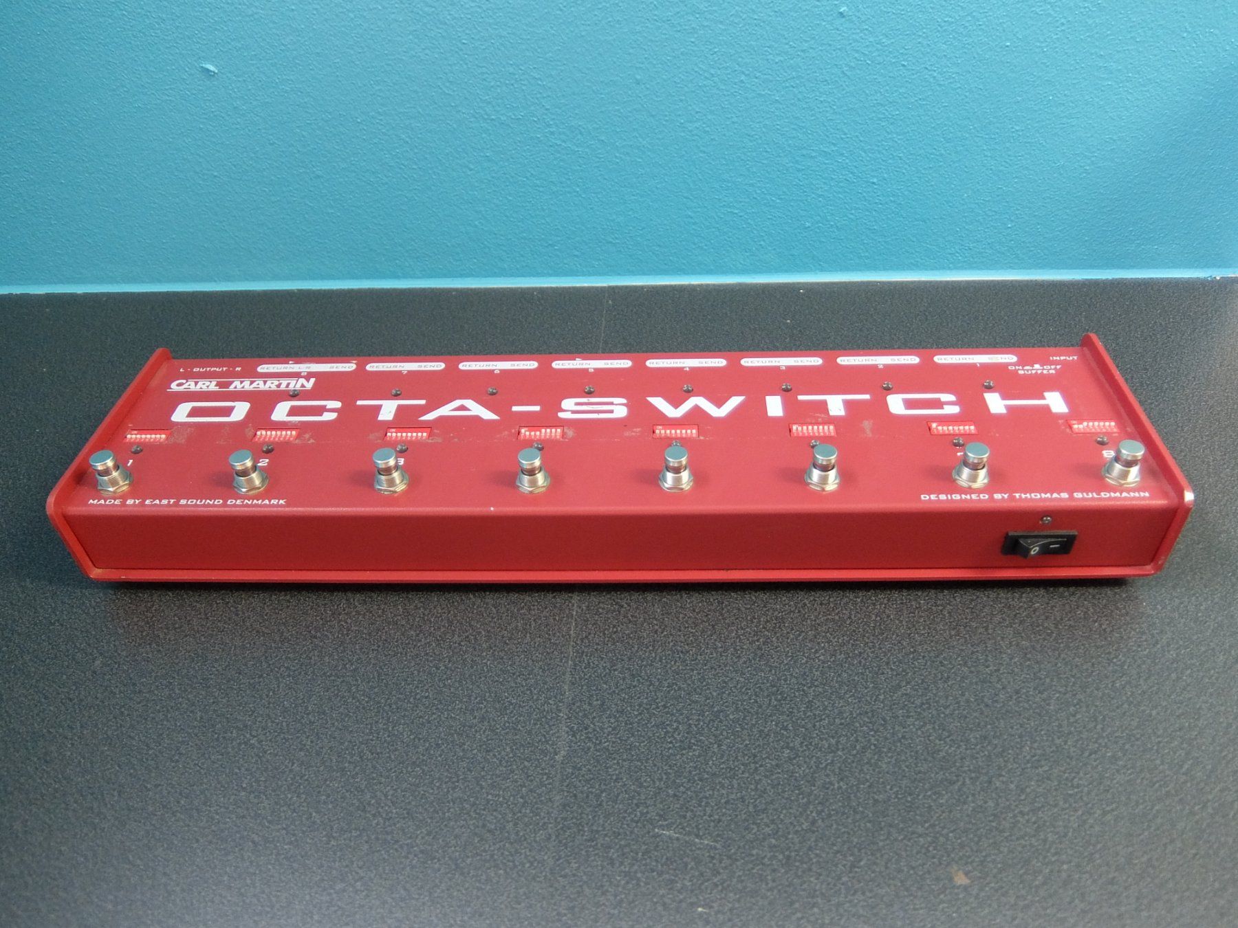 Strumenti musicali: Carl Martin - Octa Switch - 8 FX Looper/Switch – Usato da St. Gallen venduto da qflm