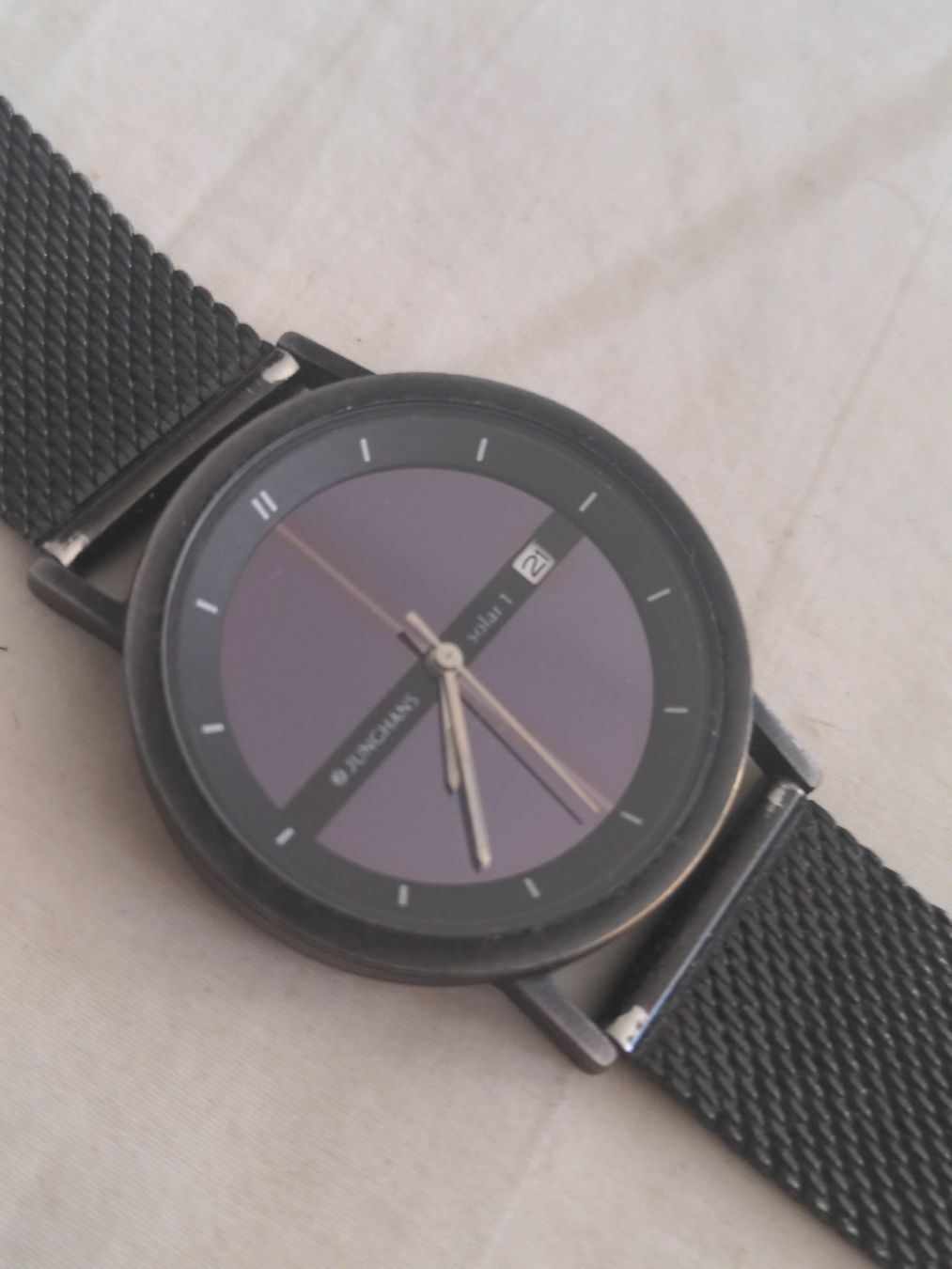 Junghans Orologi: Junghans Solar 1 solar dress watch mid 90s, runs bad – Difettoso da Carouge GE venduto da swaden 1