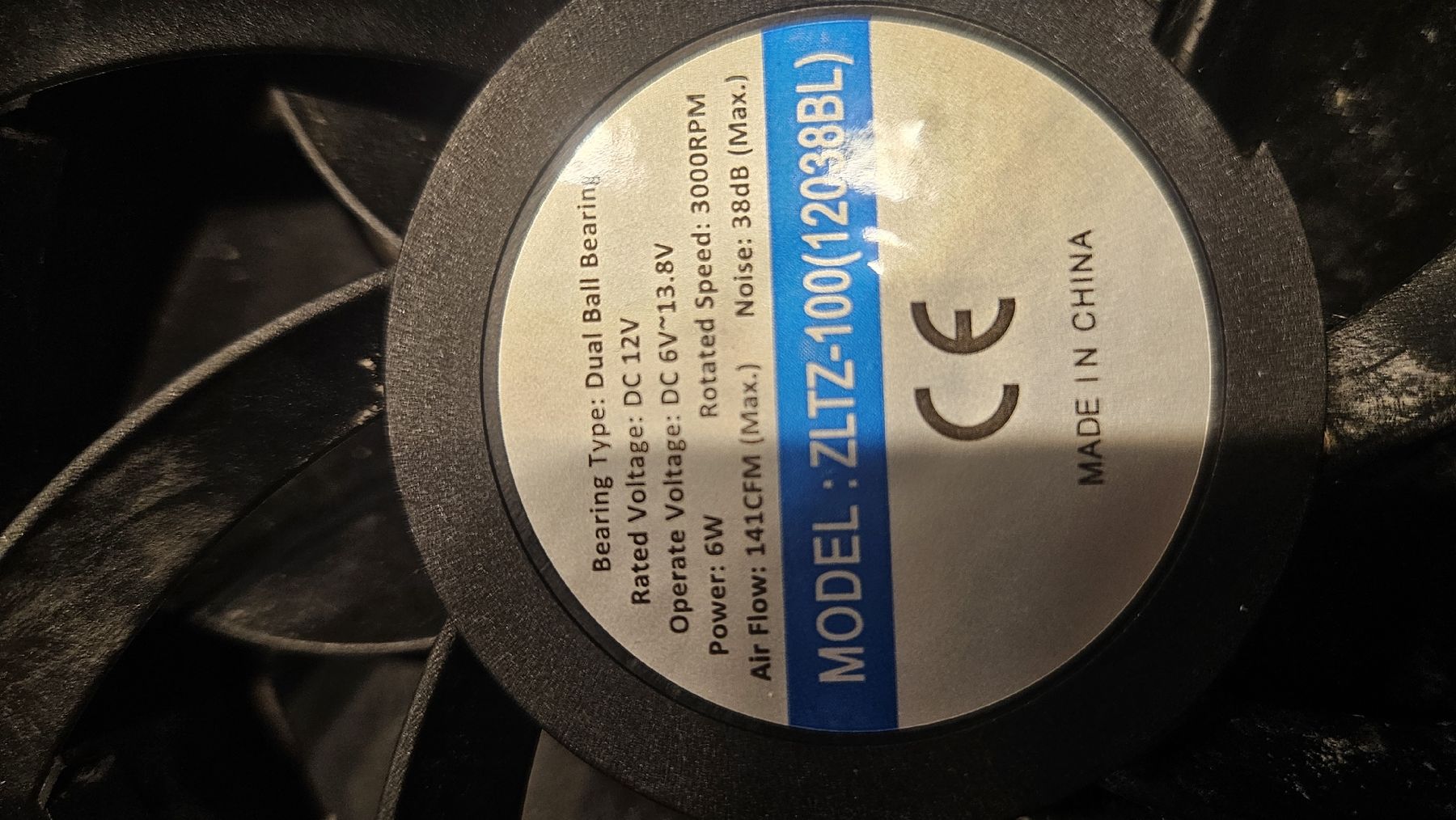 Ventilatori: Schwarzer DC12V Axial Lüfter – Usato da Kleinandelfingen venduto da jessi2209 1