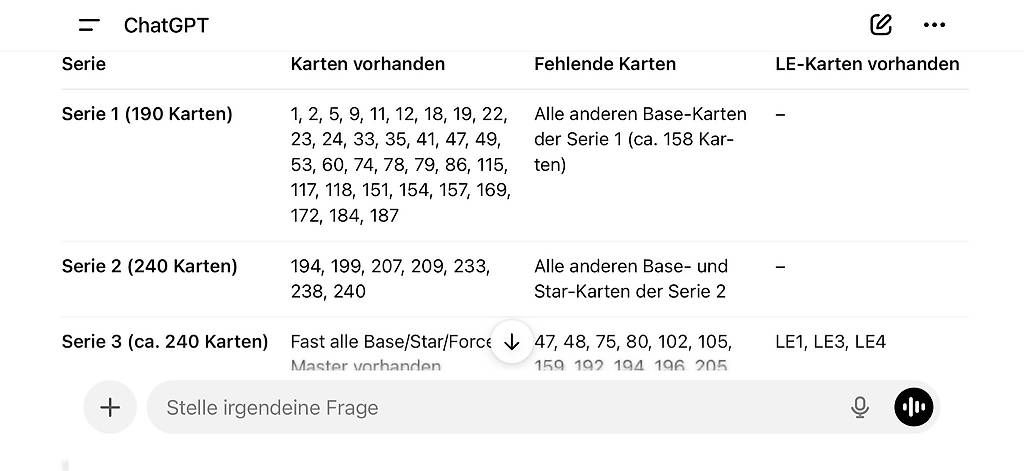 Carte collezionabili: Star Wars Force Attax Sammlung Serie 1-4, +LE-Karten – Usato da Moosseedorf venduto da mbr_bd8h 3