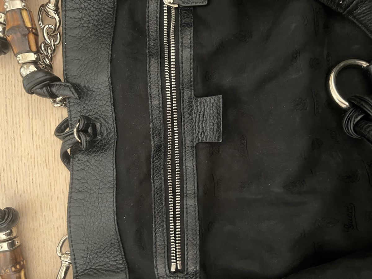 Gucci Borse: Gucci Bamboo Leather Tote Bag with Chain – Usato da Wallisellen venduto da SecretCloset 2