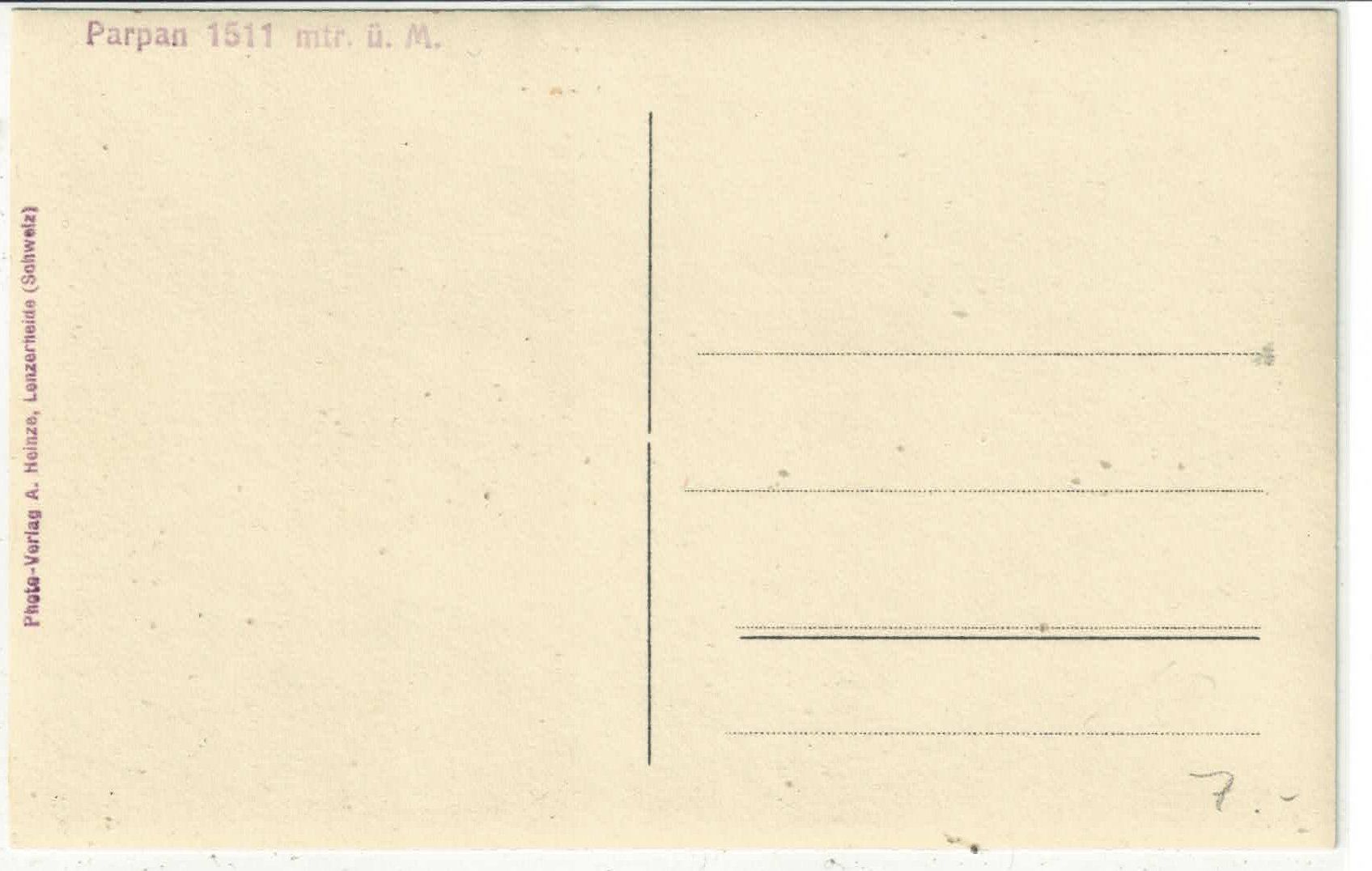 Cartoline postali: Parpan - Generalansicht im Winter – Usato da Ettingen venduto da Kartenplanet 1