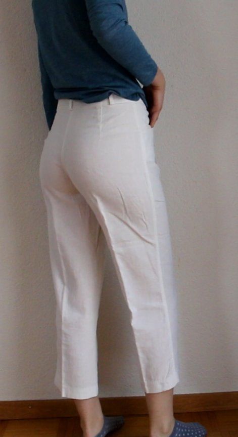 Hosen: Weisse 3/4 lange Leinenhose Gr. 36 – Gebraucht aus Luzern von Simona15 3