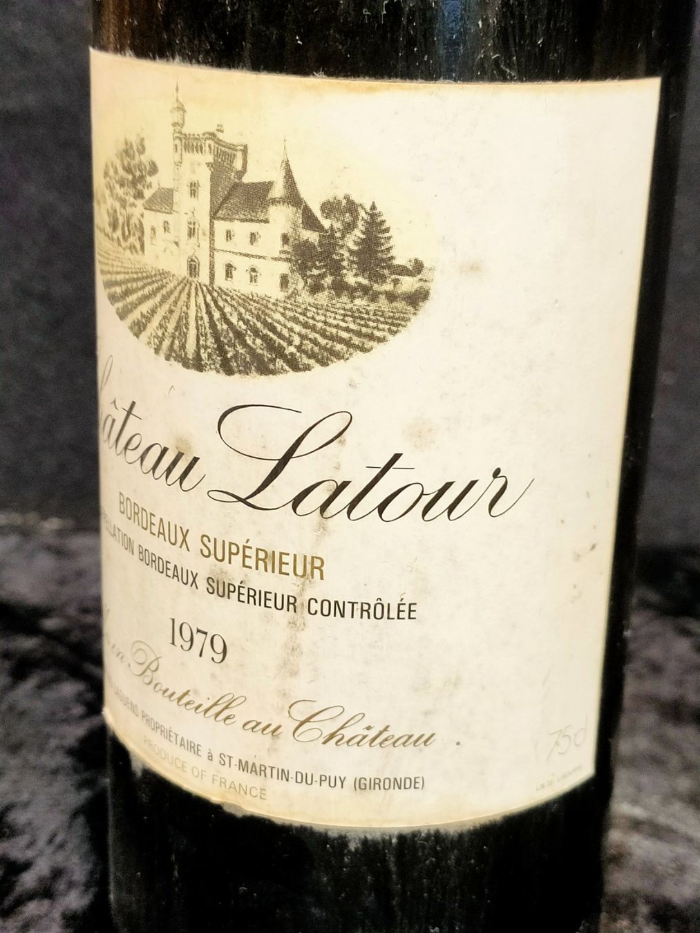 Vino: CHÂTEAU LATOUR BORDEAUX SUPERIOR 1979 – Nuovo (secondo la descrizione) da Genève venduto da Leboucheoreilles 3