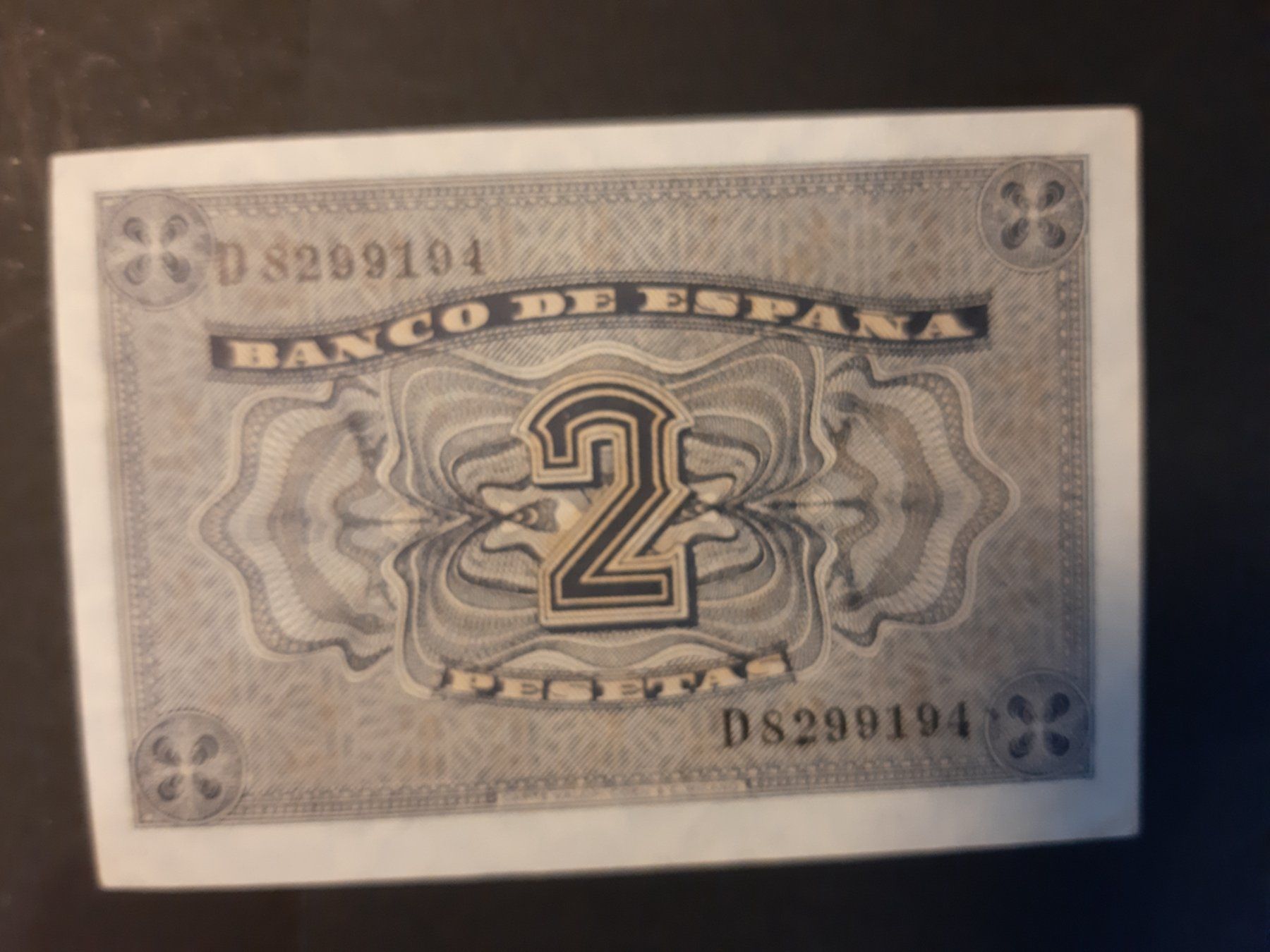 Banconote: Spanien 2 Pesetas 1938 - selten 99 % UNC – Nuovo (secondo la descrizione) da Bern venduto da scottie3014 2