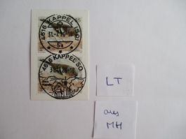 Voll Letzttagsstempel der Poststelle 4616 Kappel