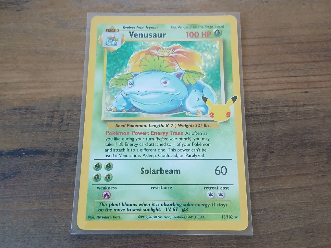 Pokémon Carte collezionabili: Pokemon Venusaur 15/102 celebrations – Usato da Märwil venduto da Chi_87pp