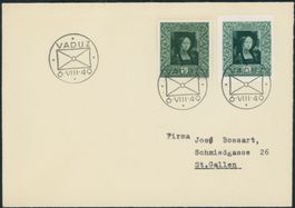 1949 - Gemälde Block - Blockausschnitte - Ersttagsbrief FDC