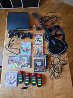 Playstation 3 (PS3), 2 Controller, 7 Games, Buzz/Guitar Hero