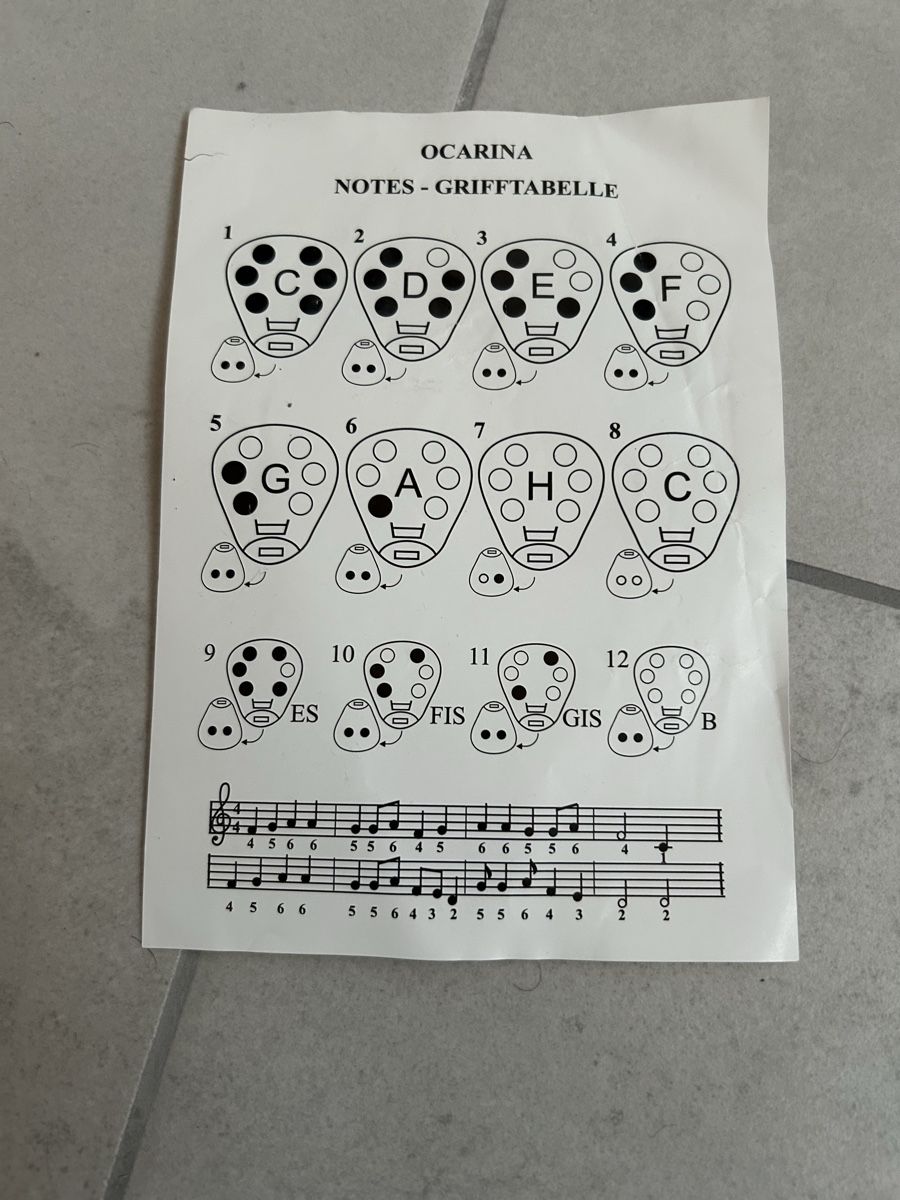 Strumenti musicali: Okarina aus Ton – Usato da Bollodingen venduto da Crimo 2