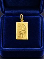 Goldanhänger 750 – Sternzeichen Wassermann – ca. 2,69 g