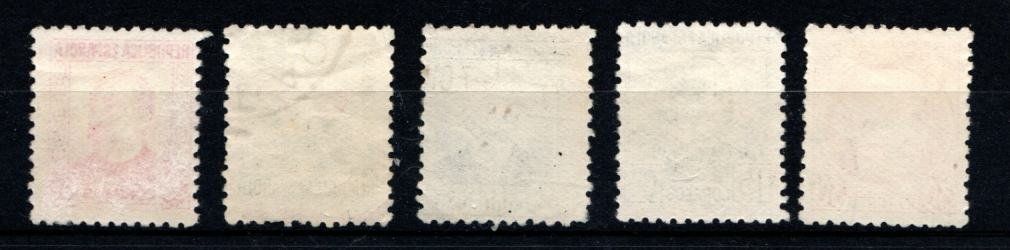Tutti i francobolli: Série unique -  5 timbres Espagne - 1933/35  - Obl – Usato da Blonay venduto da Leglaude_01 1