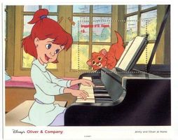 Block Walt Disney. Oliver & Co. St. Vincent