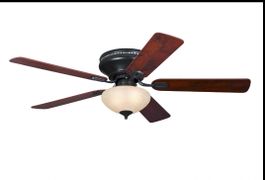 Deckenventilator zweifarbig neu