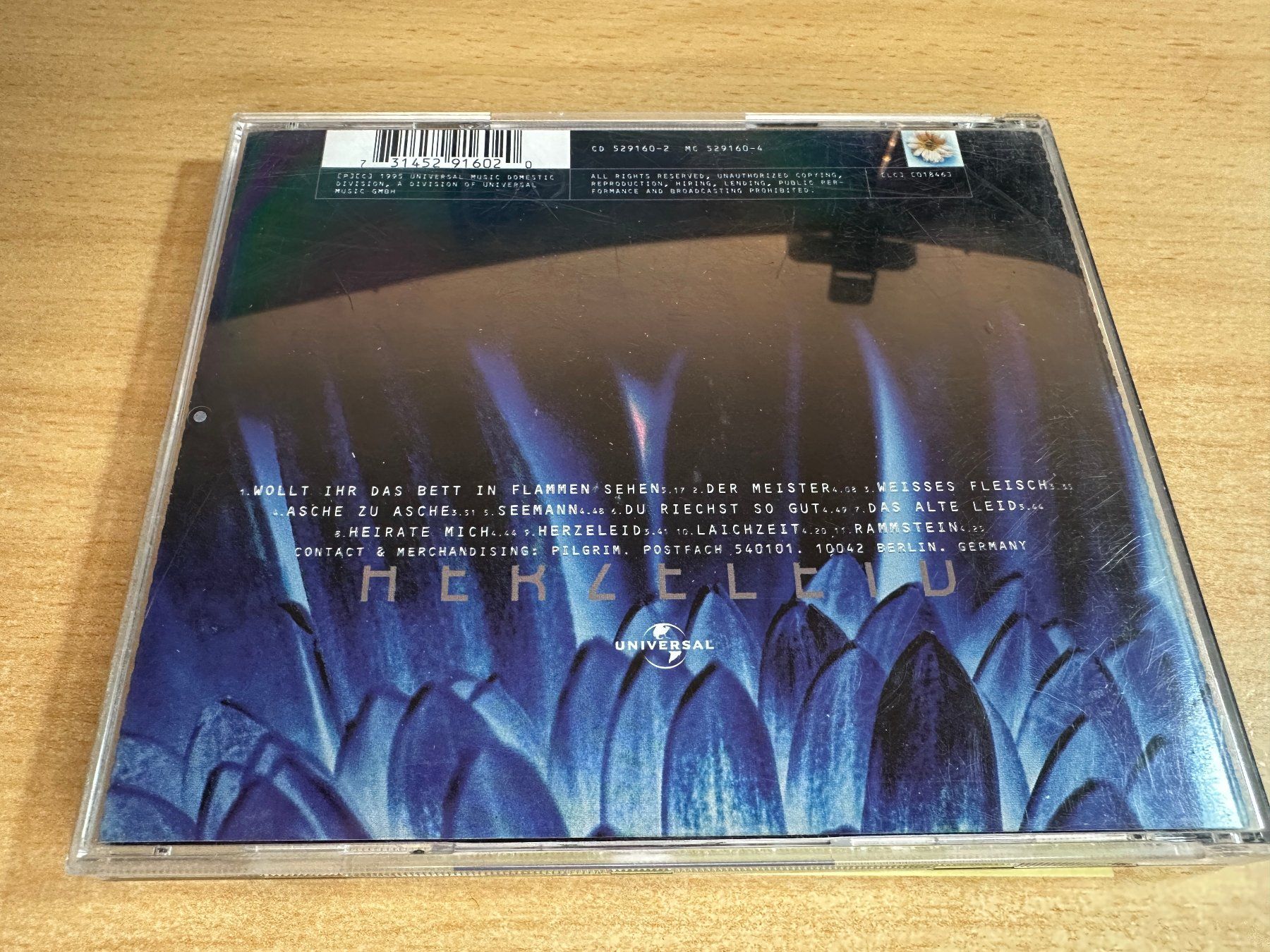 CD: B2 Rammstein – Herzeleid – Usato da Rikon im Tösstal venduto da Alpenmutz 1