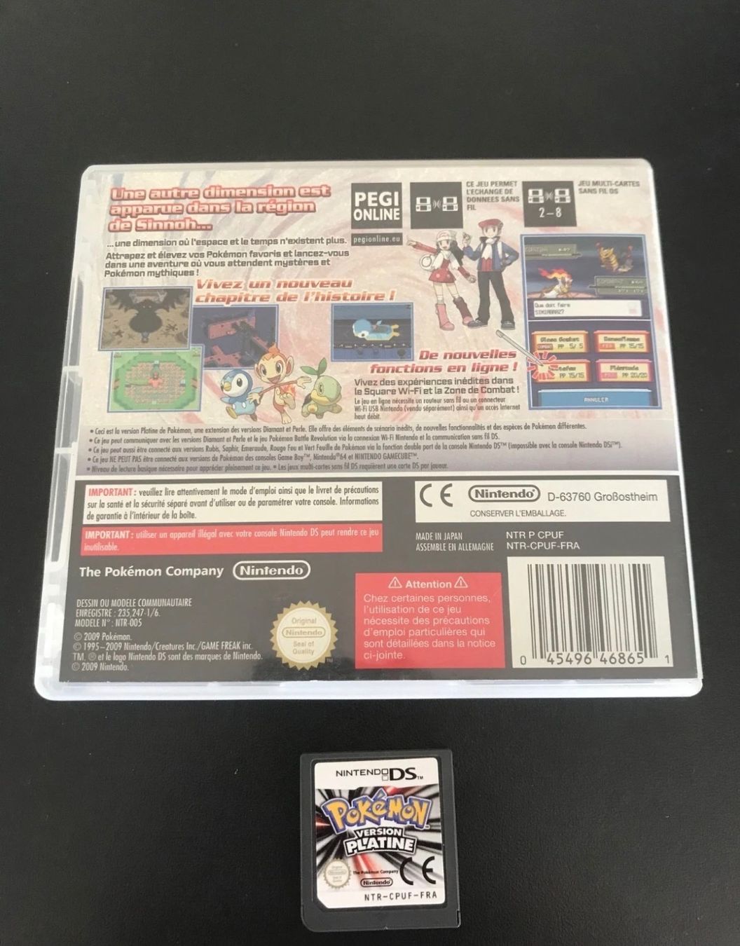 Pokémon Giochi: Pokemon Version Platine Nintendo DS 100% AUTHENTIQUE (perle – Usato da Lausanne venduto da sauvezretrogames 2