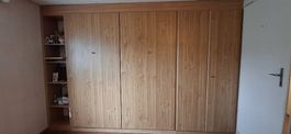 Schrankbett, optional mit Schrank und Regal
