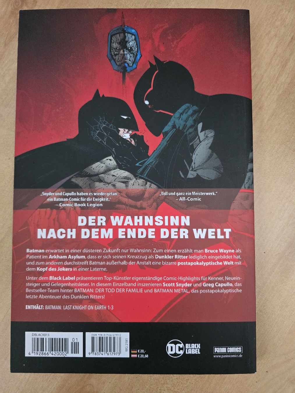 Fumetti: Batman Der Letzte Ritter Auf Erden comic book – Usato da Zürich venduto da hea_sxv7 1