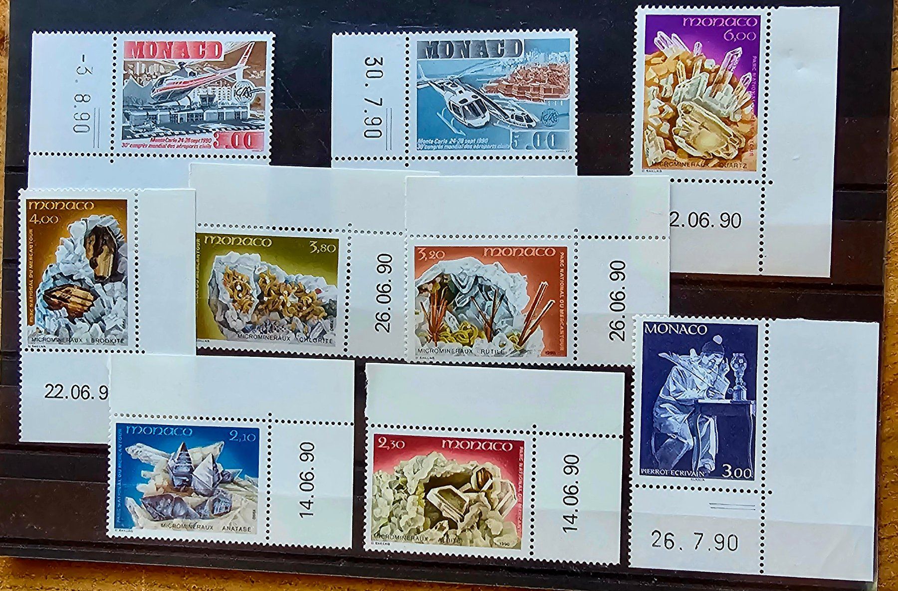Alle Briefmarken: MONACO coins datés ** 1990 – Neu (gemäss Beschreibung) aus Les Valettes von Nuba1