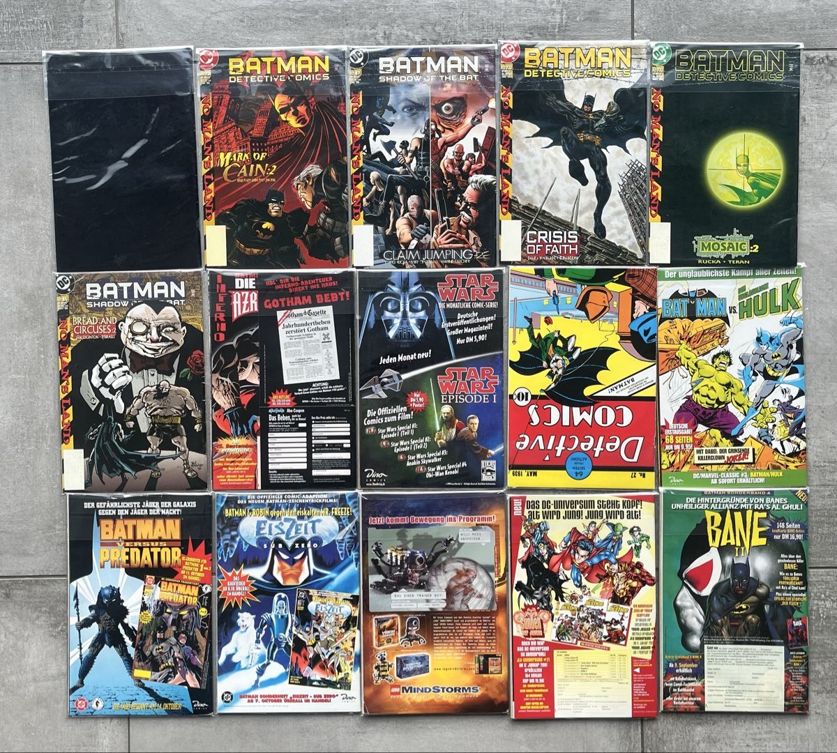 Comics: 15 BATMAN Comics – Gebraucht aus Densbüren von lana79 2