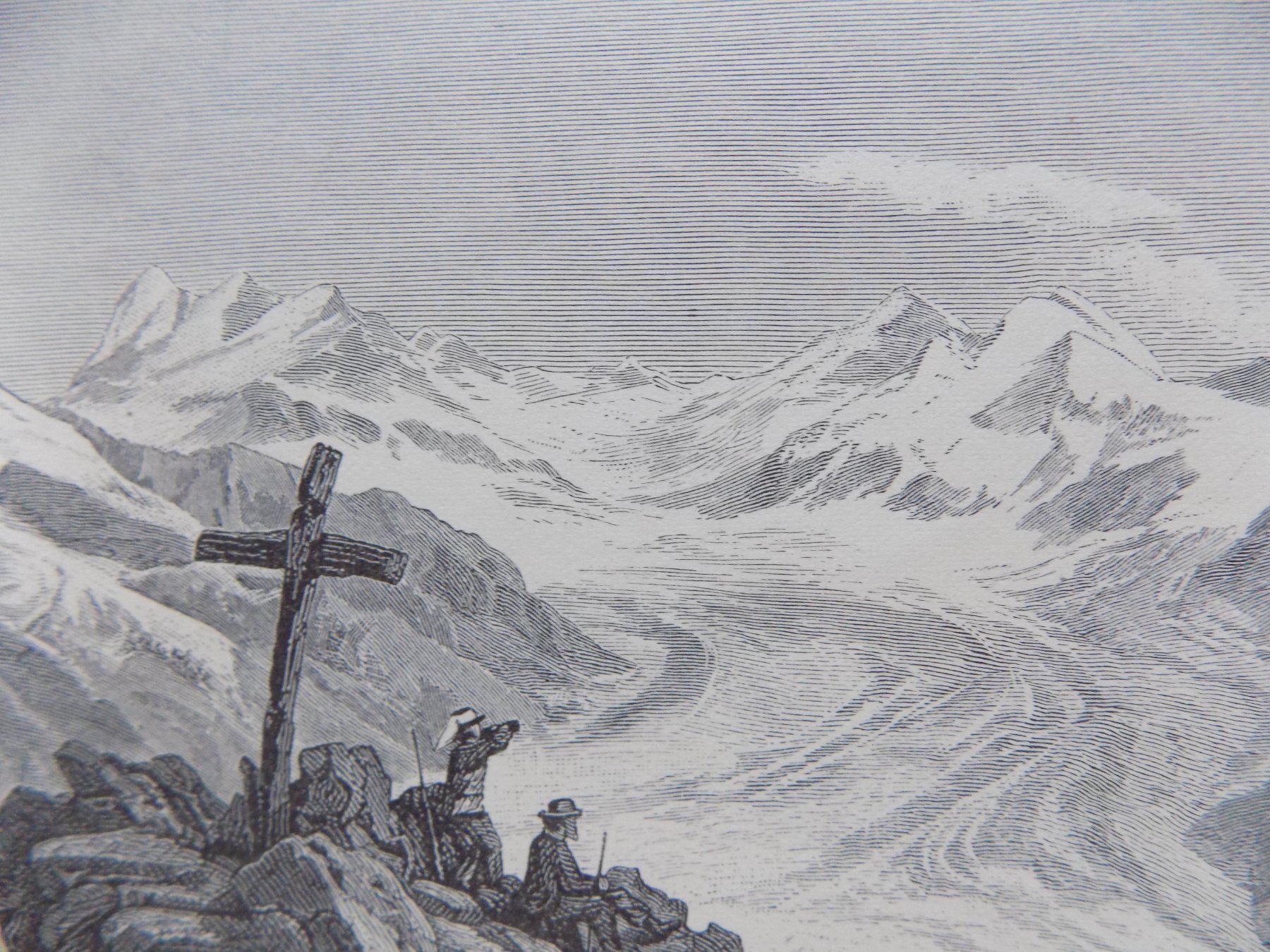 Gravures: Aletschgletscher Wallis – D'occasion à Risch par Antikfee 5