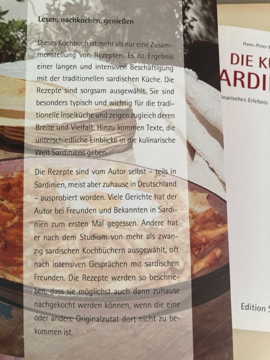 Libri: Die Küche Sardiniens! Kochbuch! – Usato da Zürich venduto da 000rk 2