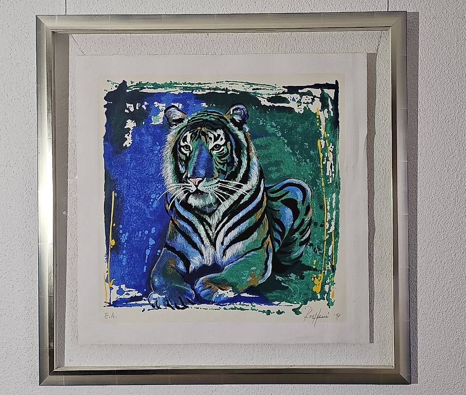 Grafiken & Lithographien: Rolf Knie "Tiger" Serigraphie Ep.Art, handsigniert – Gebraucht aus Kriens von Chilimaus0