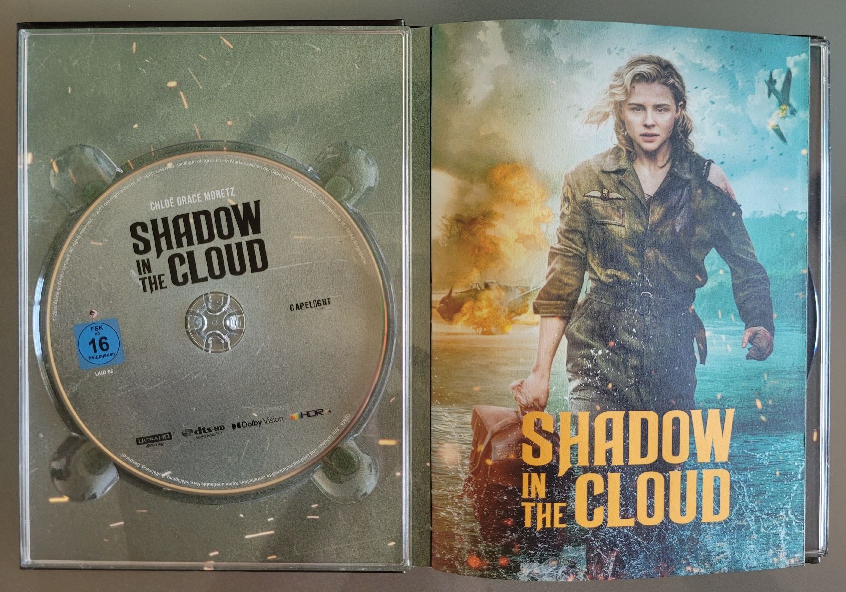 Alle DVDs: SHADOW IN THE CLOUD - Mediabook 4K UHD + Blu-ray TOP – Neu (gemäss Beschreibung) aus Arbon von Wizle 4