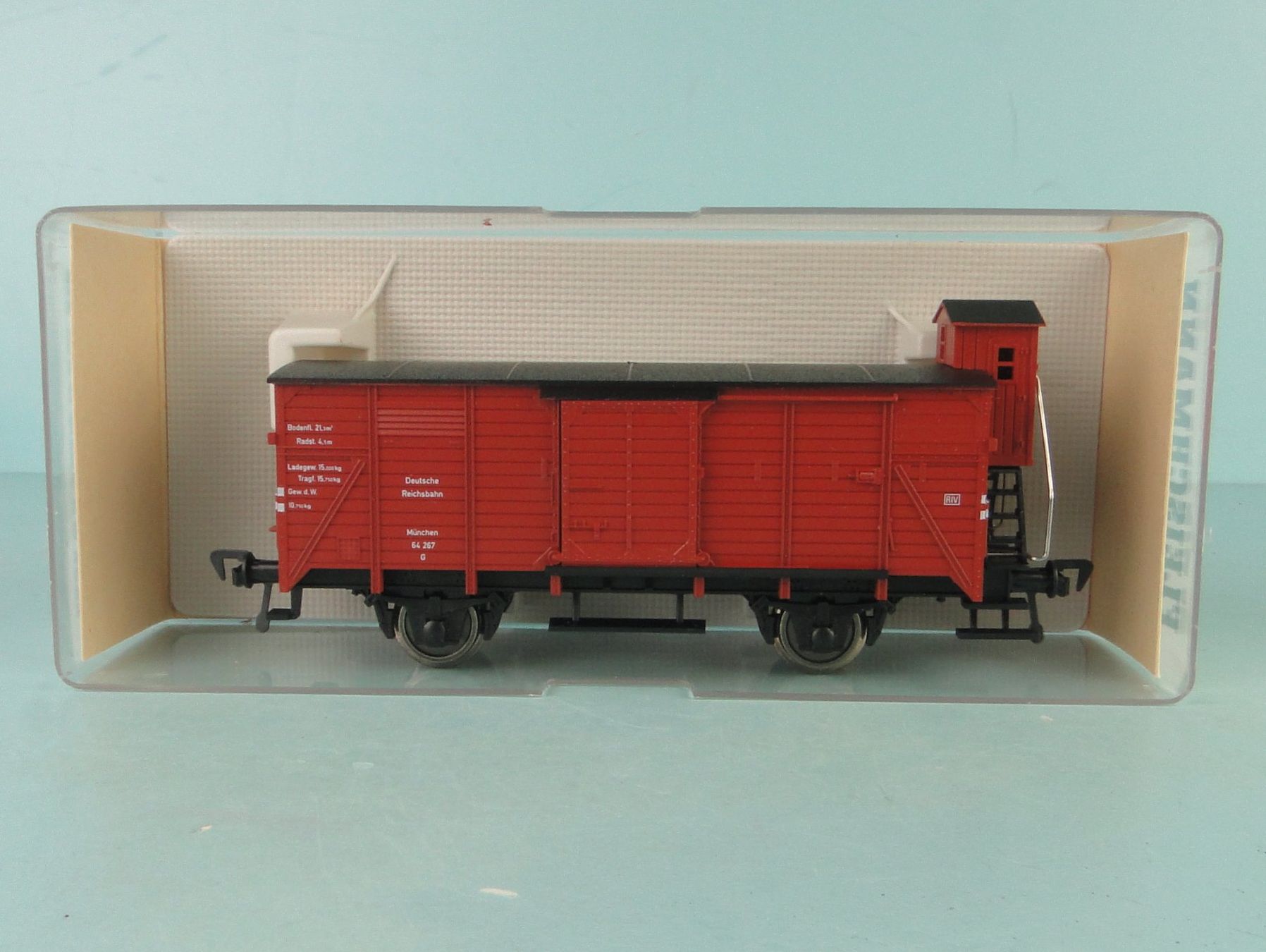 Fleischmann Modellini di ferrovie: Fleischmann 5355 DR Güterwagen, NEU – Usato da Bülach venduto da cann11 1